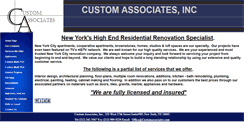 Desktop Screenshot of customassociates.com